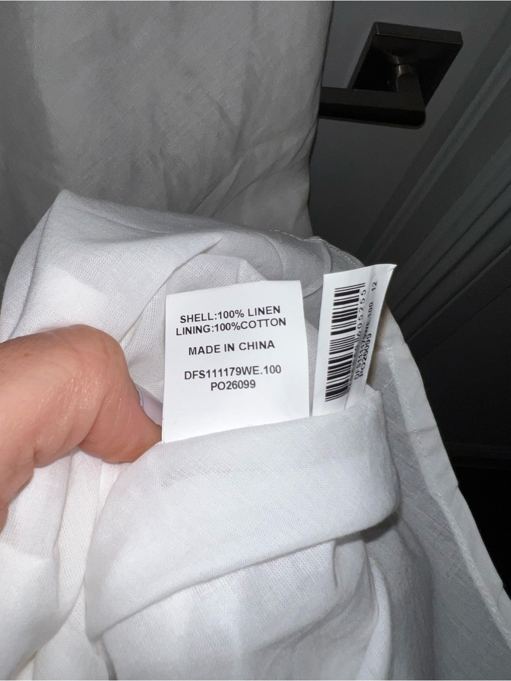 DISSH JOELLE WHITE LINEN MIDI DRESS - Picture 4 of 15